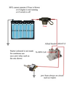 pictorial diagram of HFE wiring